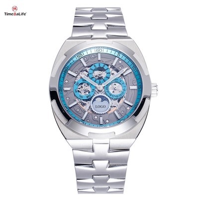Высококачественные бренды автоматические мужские часы с полной из нержавеющей стали 316L